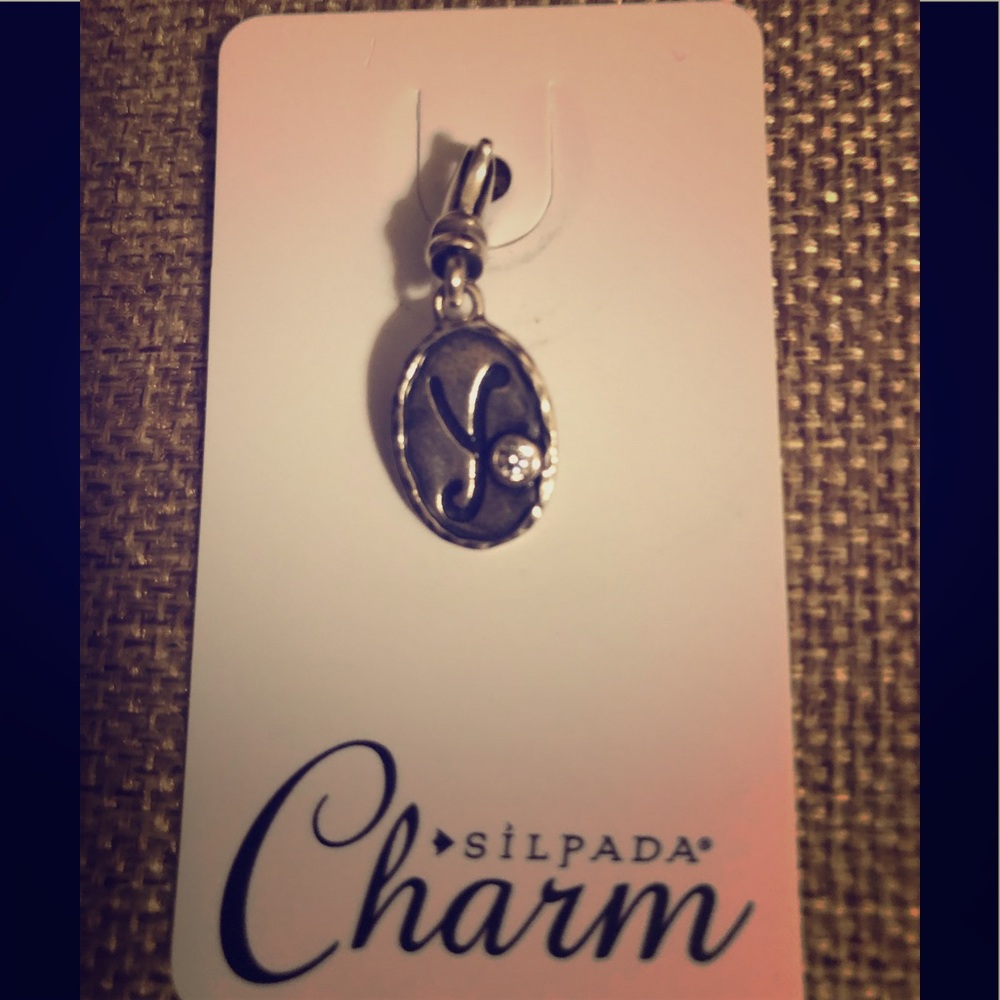 Silpada Sterling Silver Charm Initial “y”